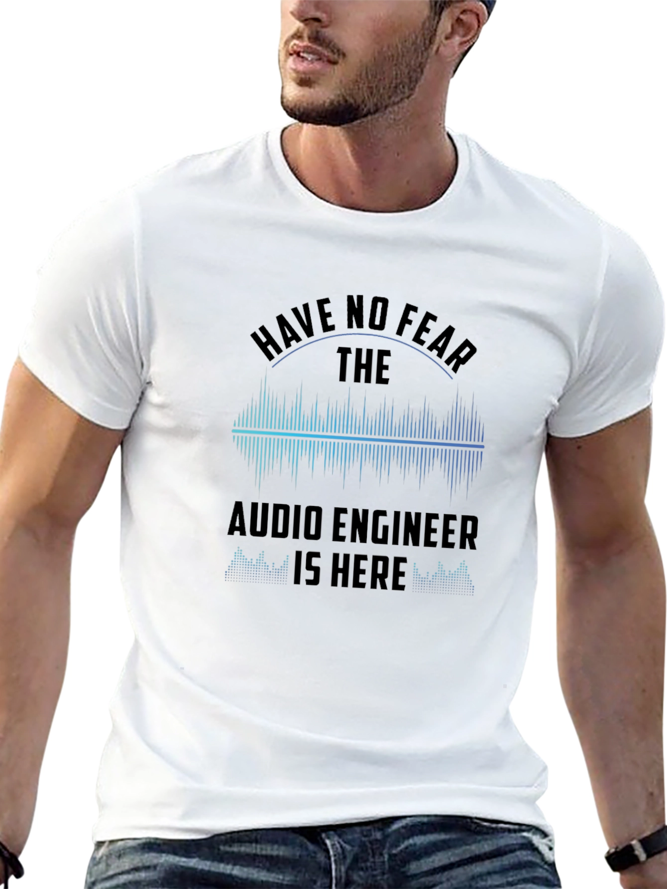 Audio Engineer T-Shirt - Sound Wave Graphic Tee