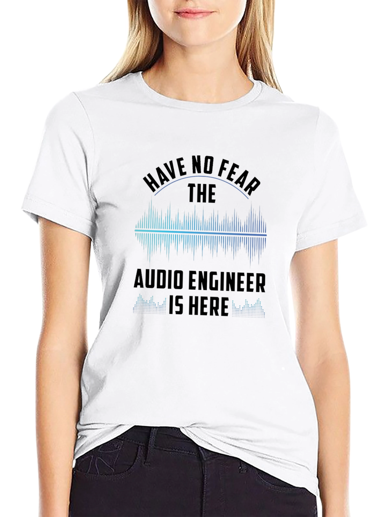 Audio Engineer T-Shirt - Sound Wave Graphic Tee