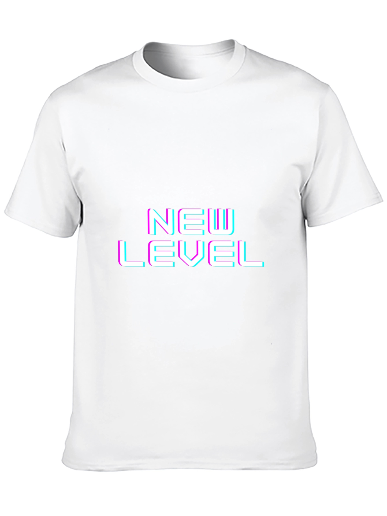 New Level Black T-Shirt - Cool Graphic Print