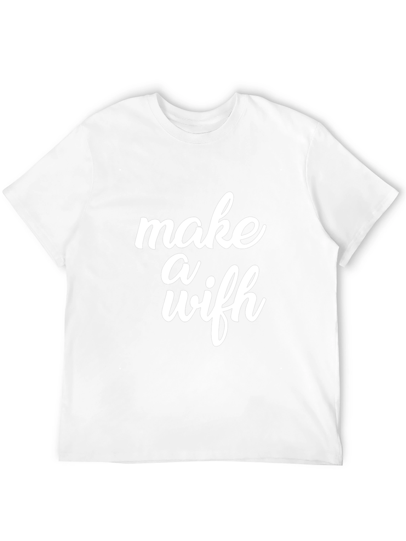 Make a Wish Graphic T-Shirt - Black Crew Neck