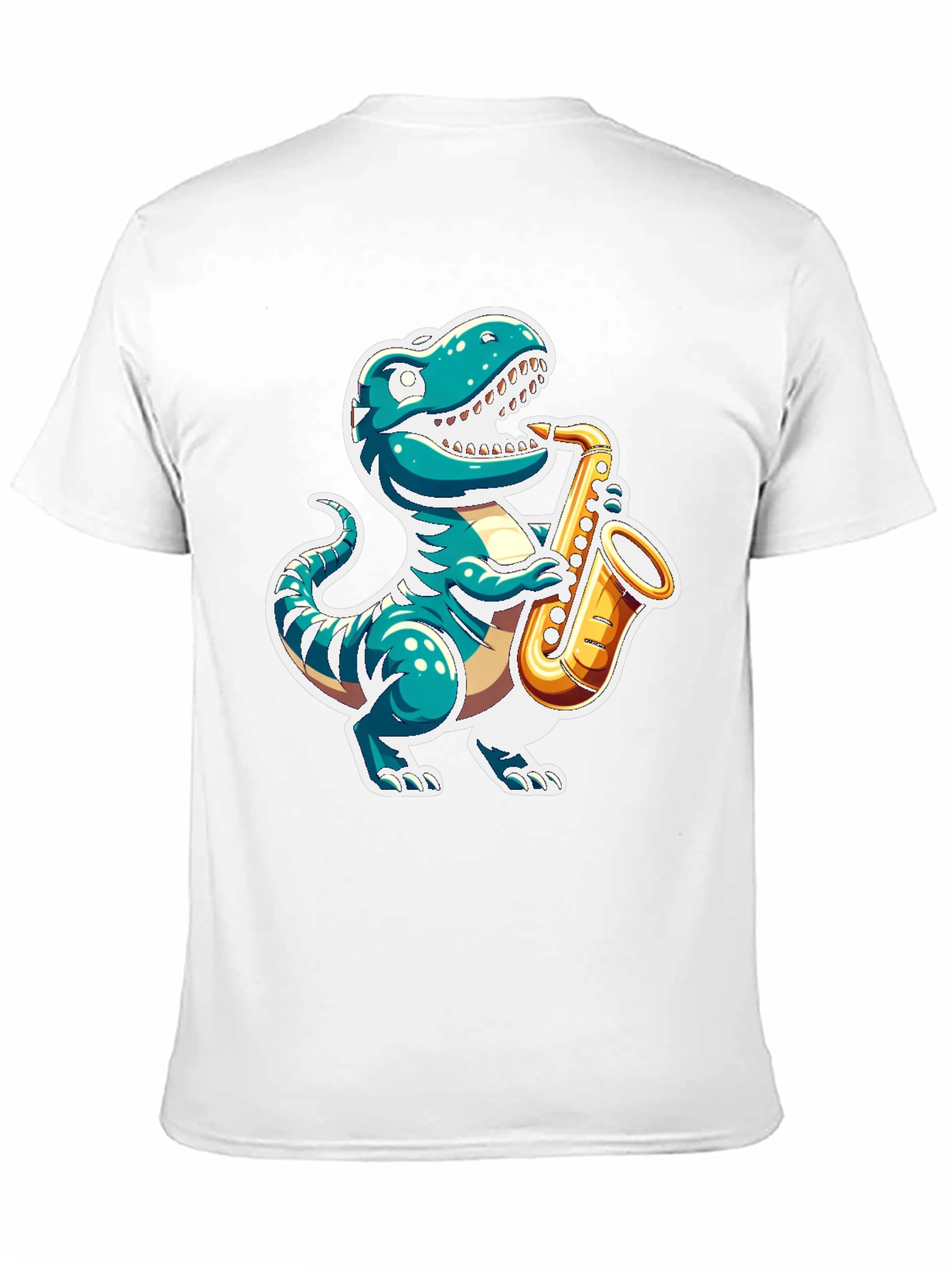 Dino Sax T-Shirt - Jazzy Reptile Tee