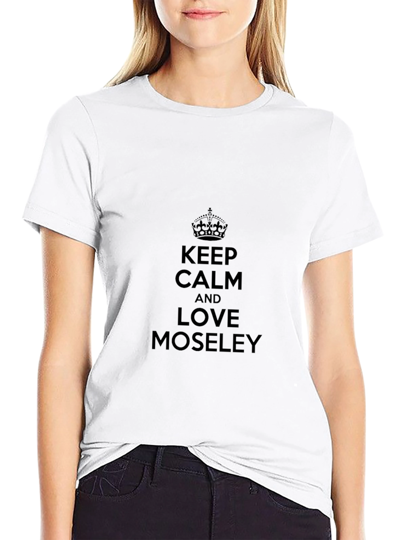 Keep Calm and Love Moseley Black T-Shirt