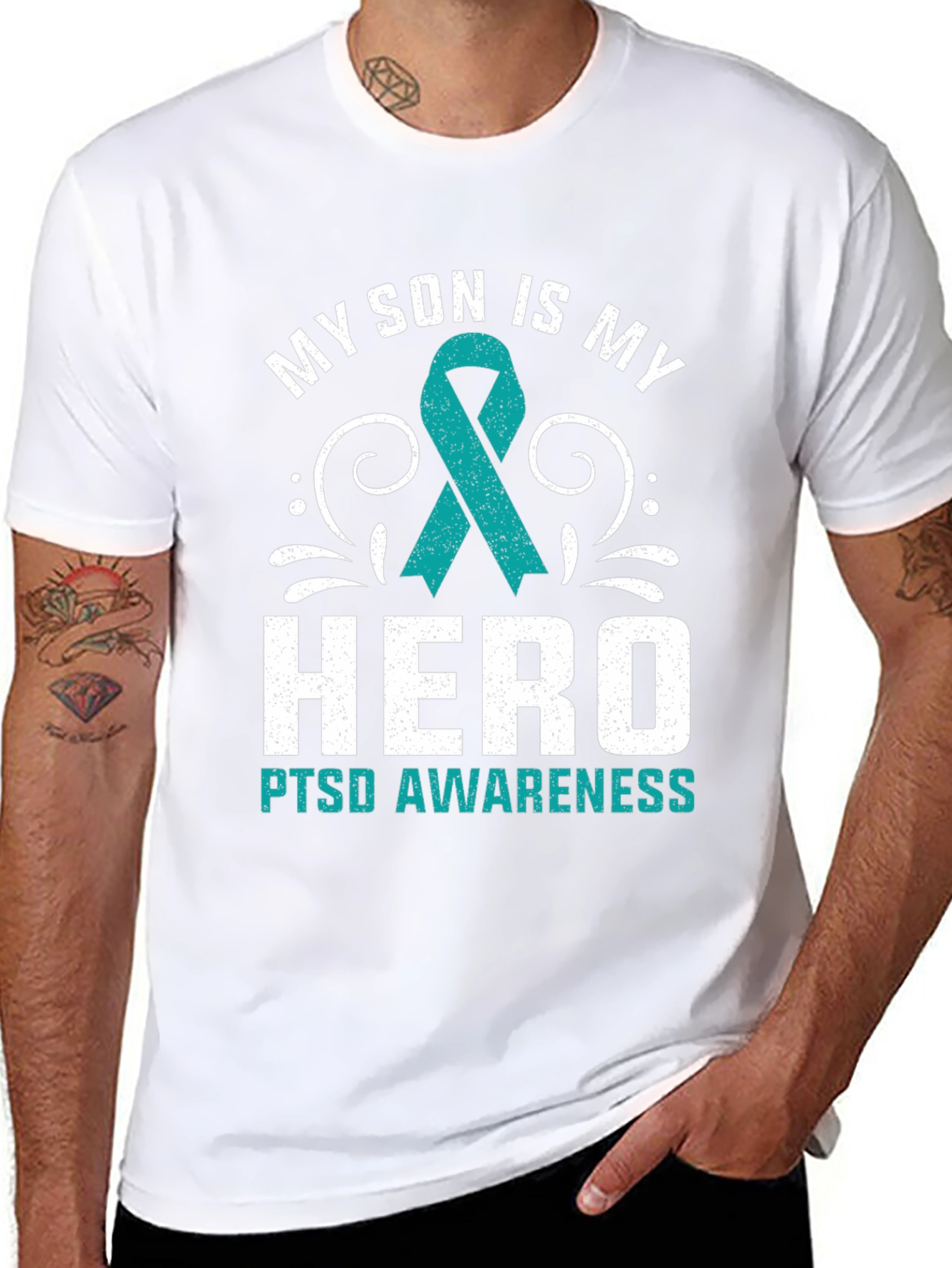 My Son is My Hero PTSD Awareness T-Shirt