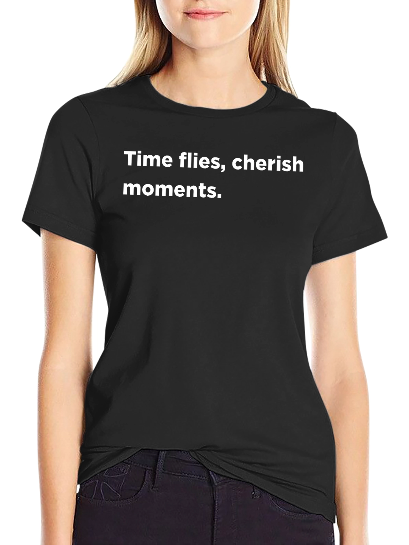 Cherish Moments Black T-Shirt