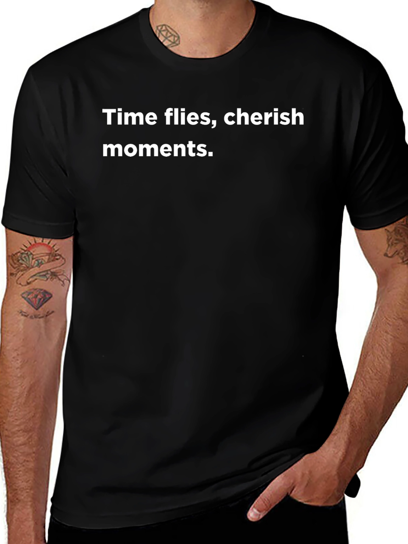 Cherish Moments Black T-Shirt