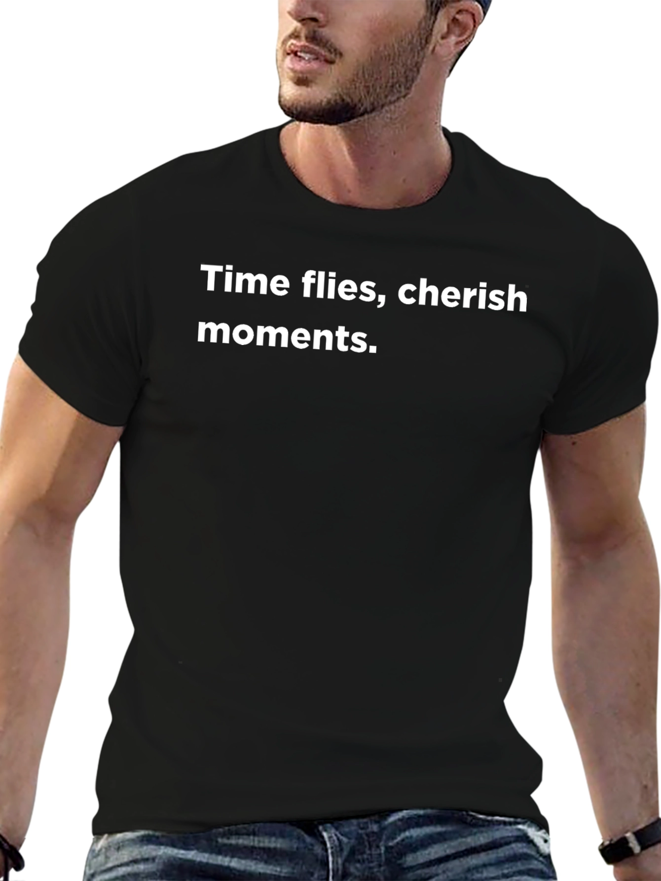 Cherish Moments Black T-Shirt