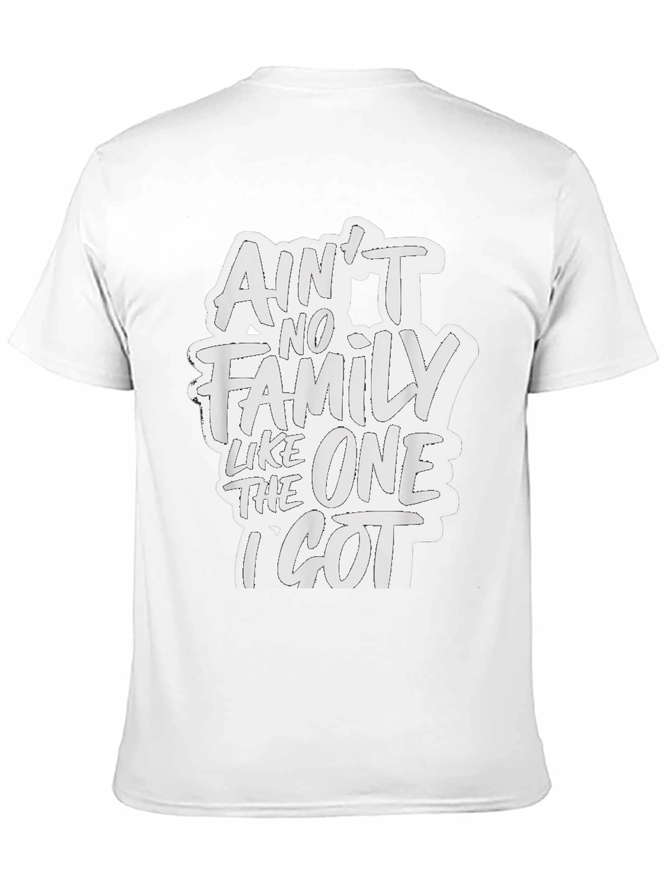 Aint No Family T-Shirt - Black Graphic Tee