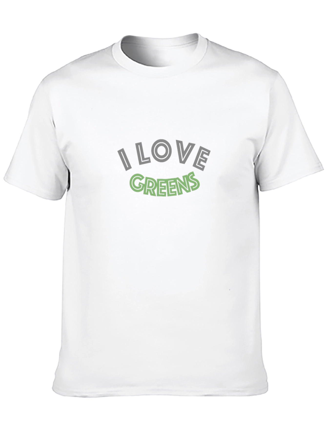 I Love Greens T-Shirt - Soft Cotton Blend