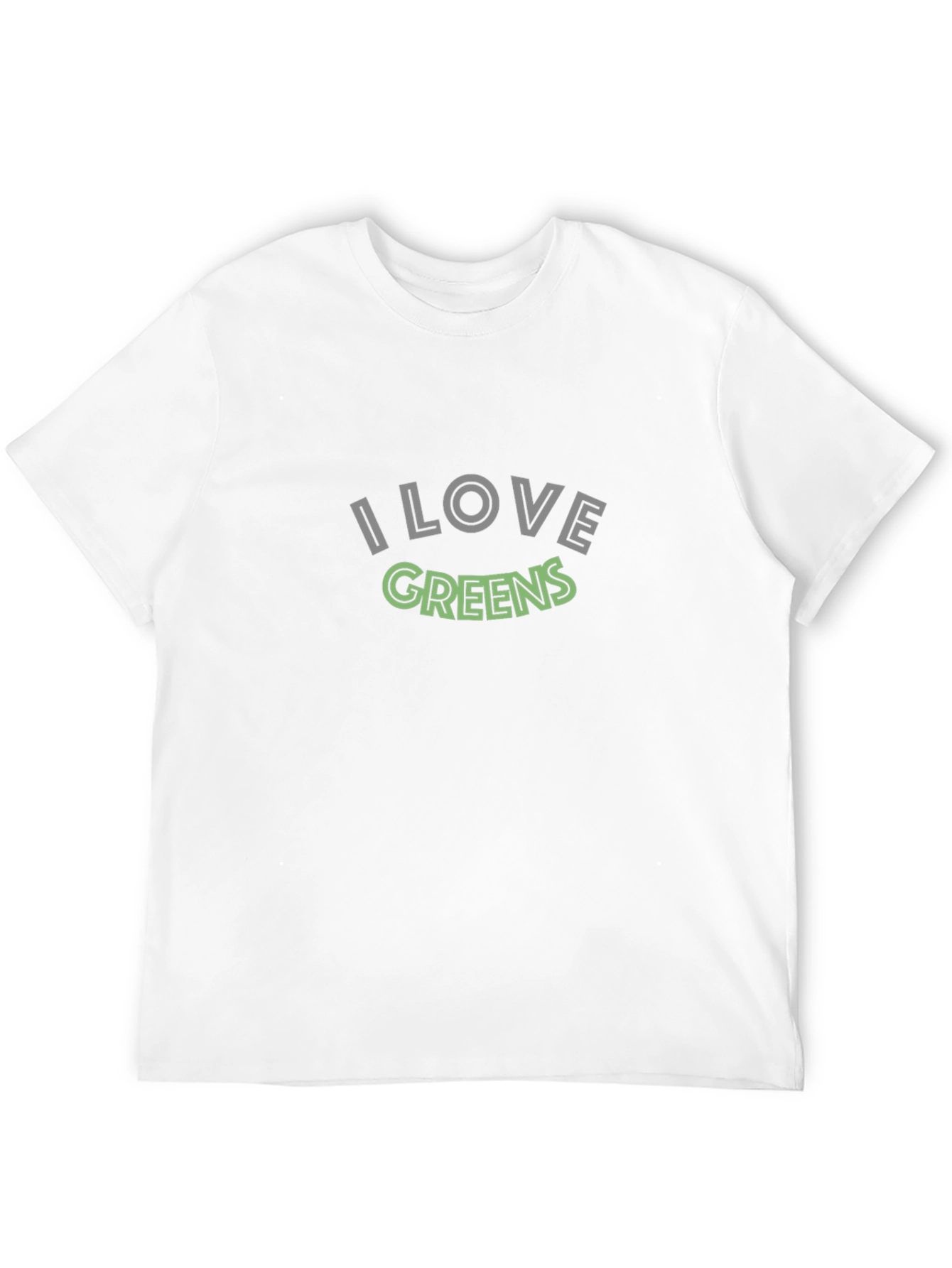 I Love Greens T-Shirt - Soft Cotton Blend