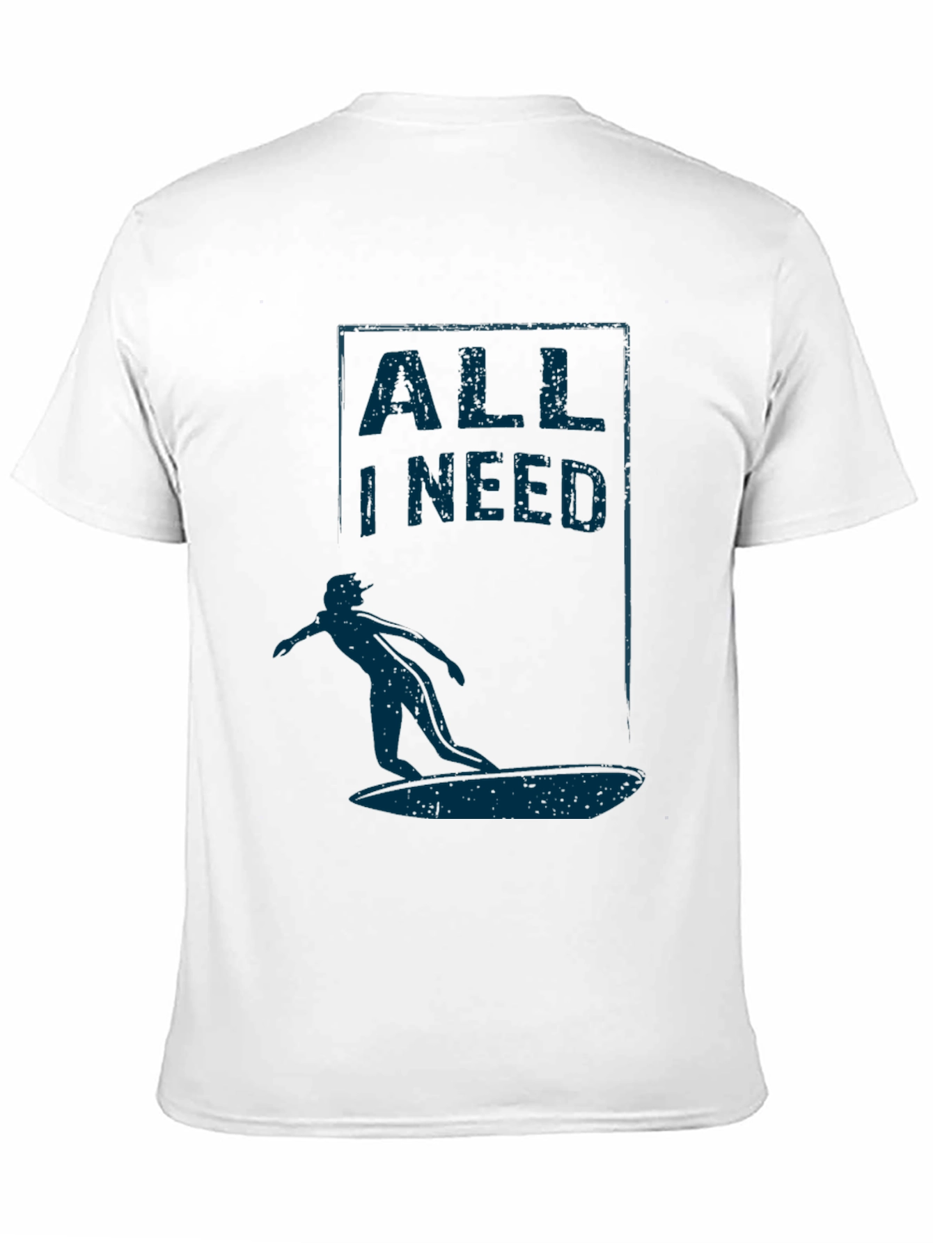Surfer Graphic T-Shirt - All I Need Design