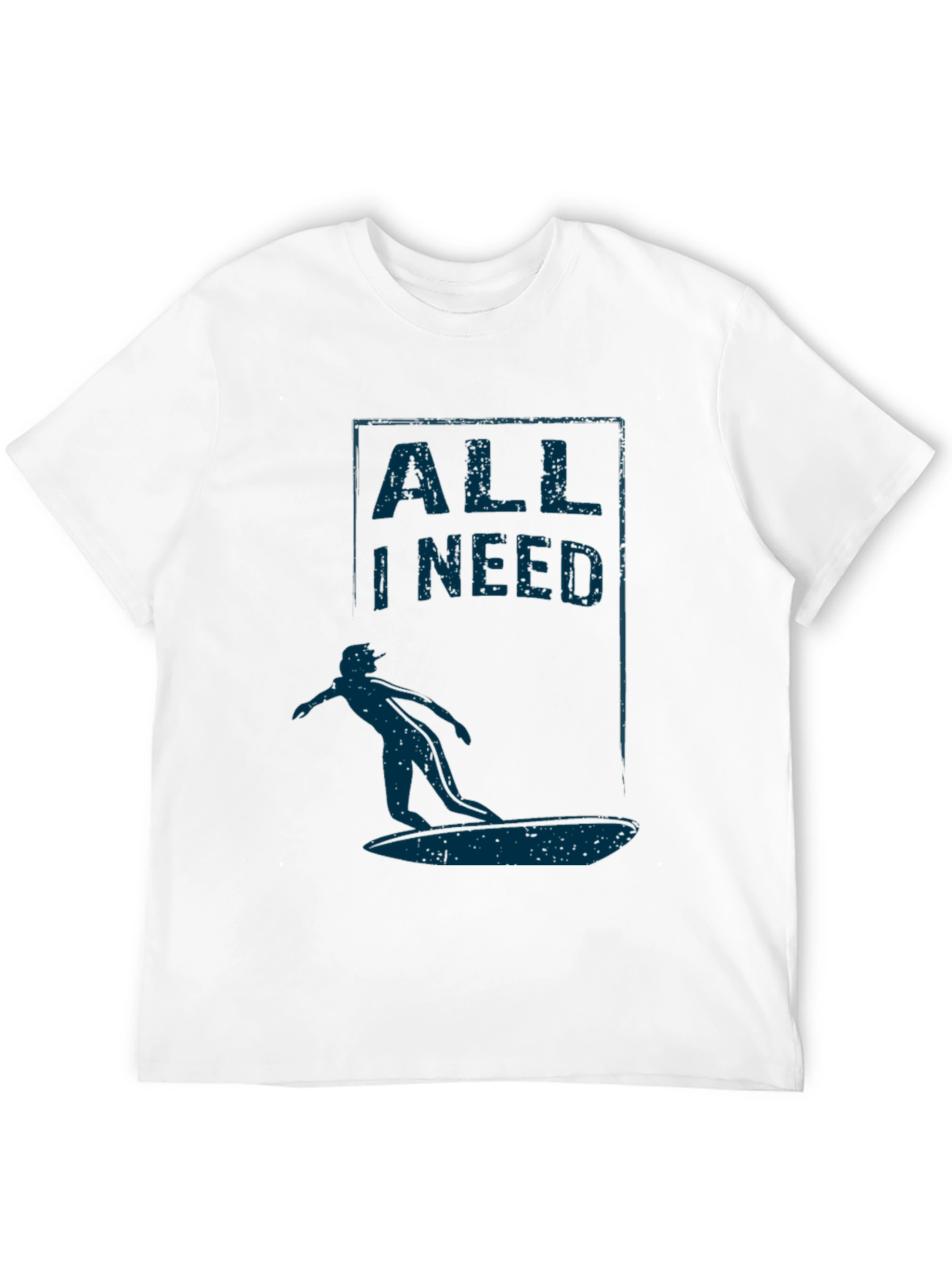Surfer Graphic T-Shirt - All I Need Design
