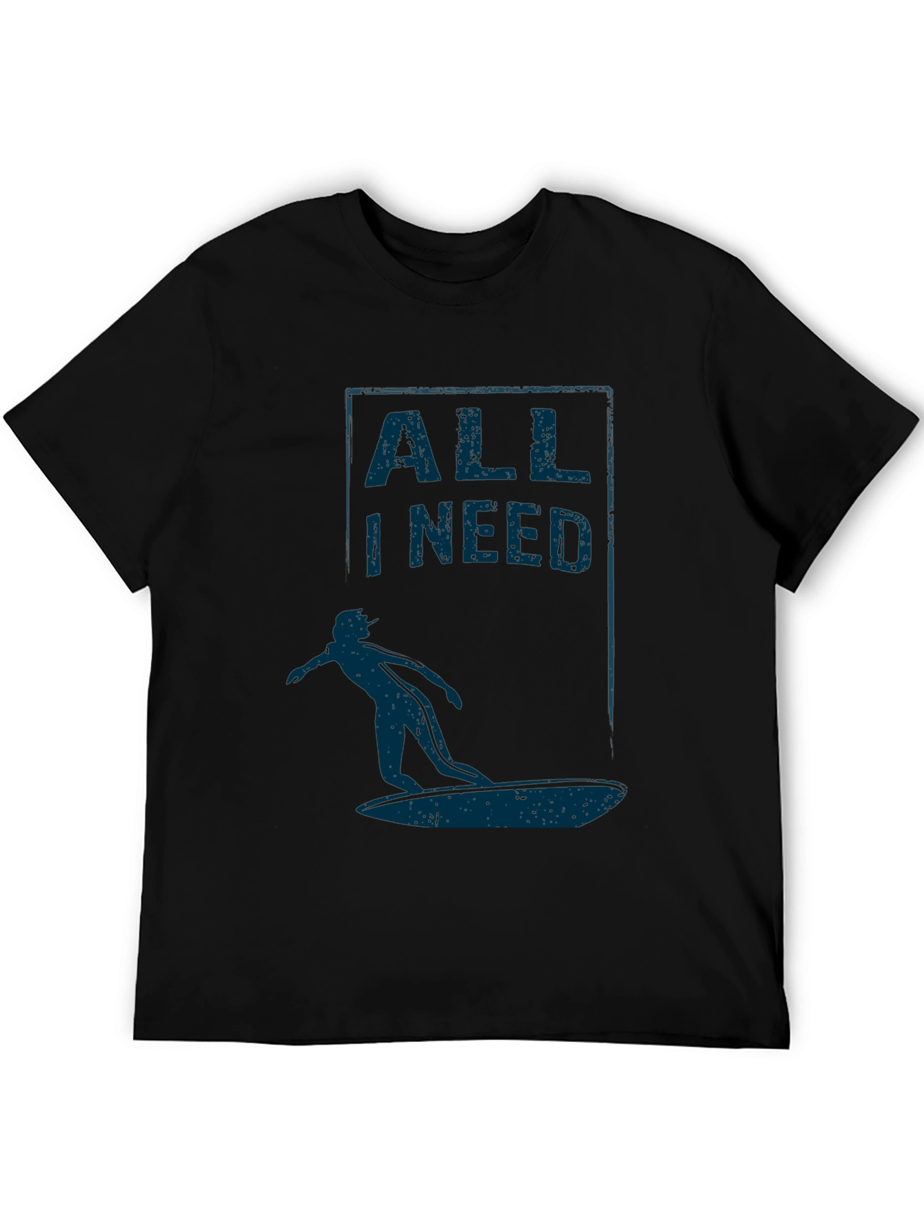 Surfer Graphic T-Shirt - All I Need Design
