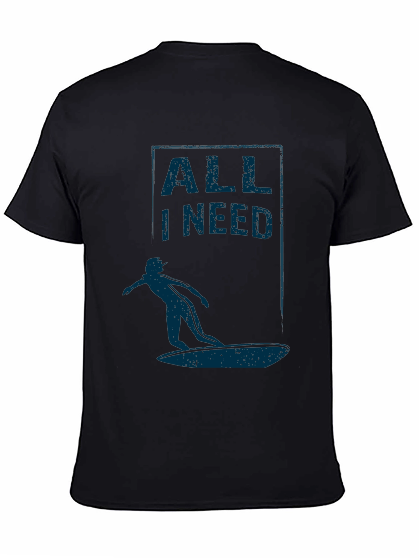 Surfer Graphic T-Shirt - All I Need Design