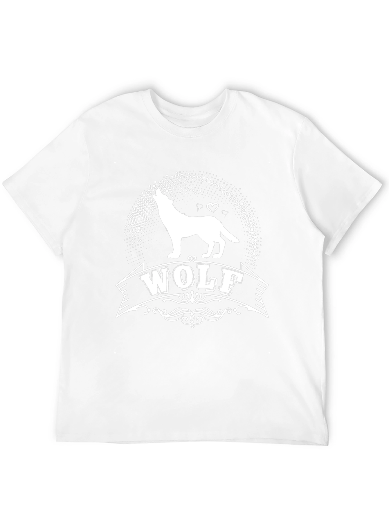 Wolf Graphic Tee - Black Short Sleeve T-Shirt