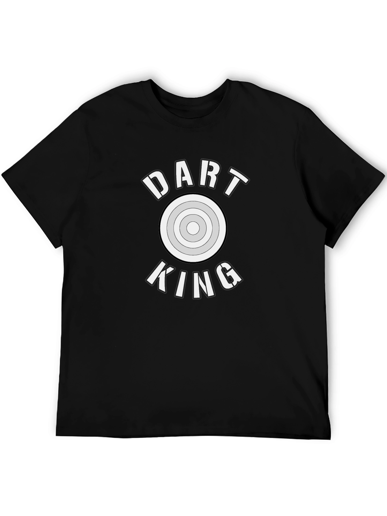 Dart King T-Shirt - Black Graphic Tee
