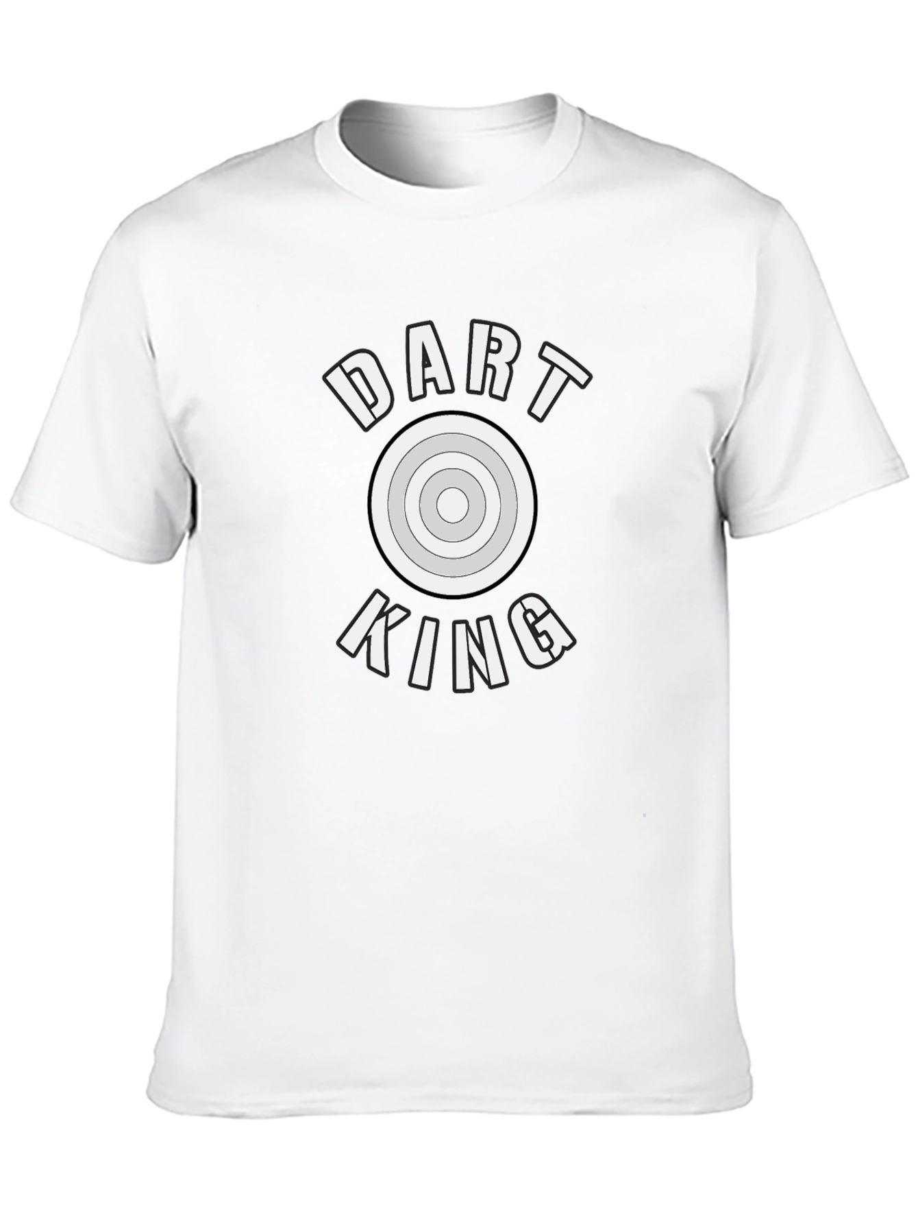 Dart King T-Shirt - Black Graphic Tee