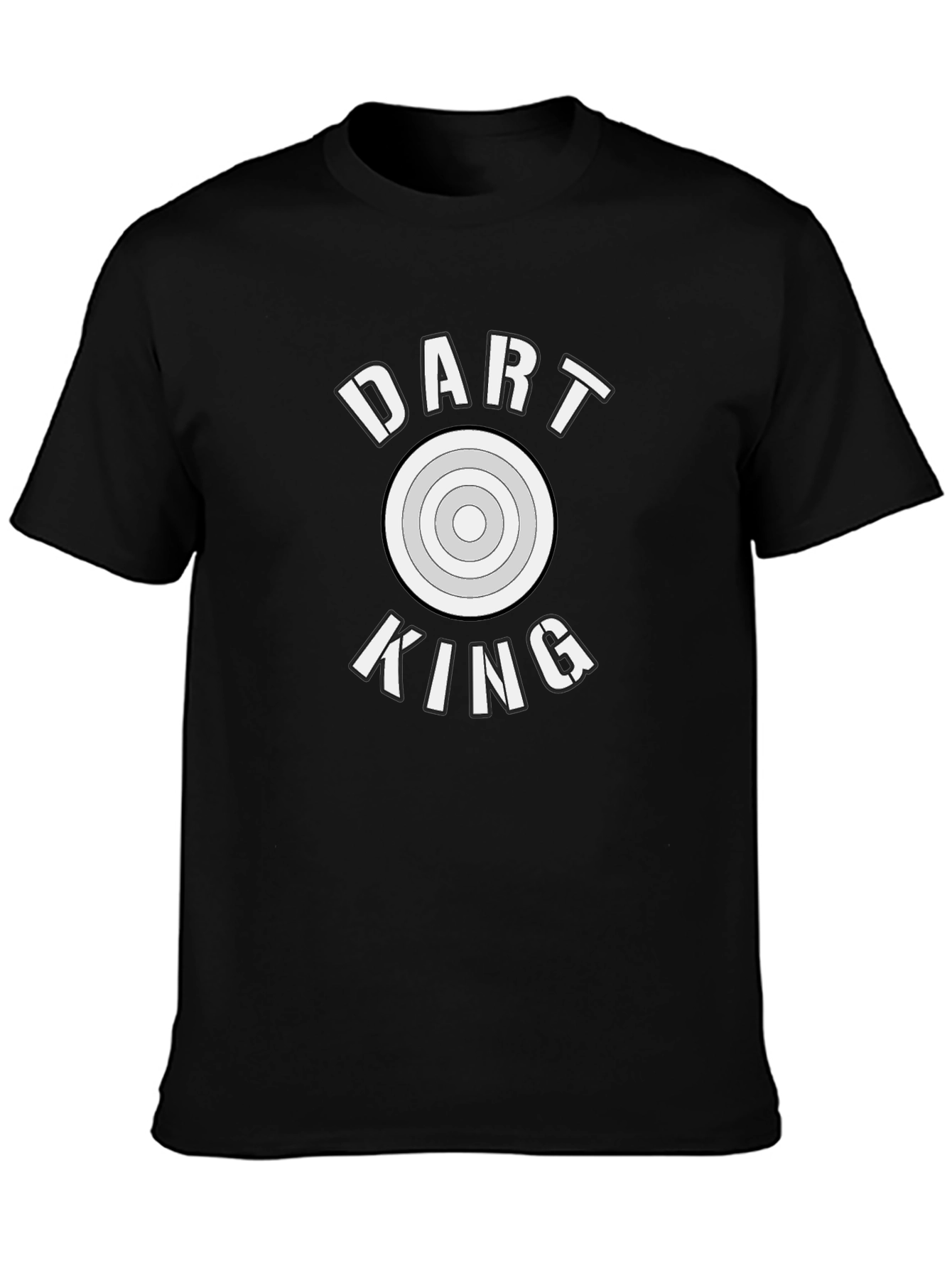 Dart King T-Shirt - Black Graphic Tee