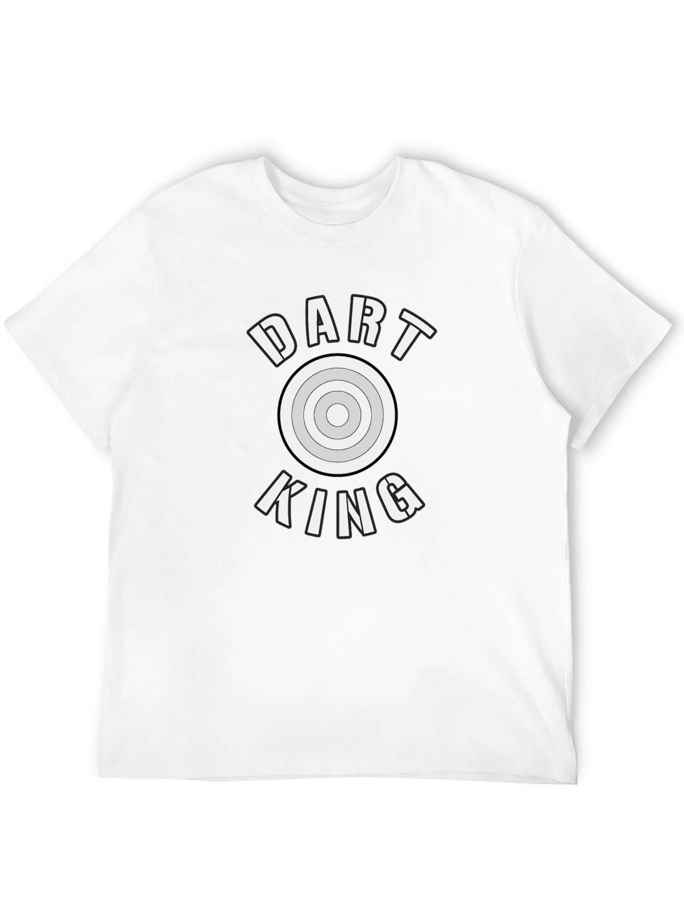Dart King T-Shirt - Black Graphic Tee