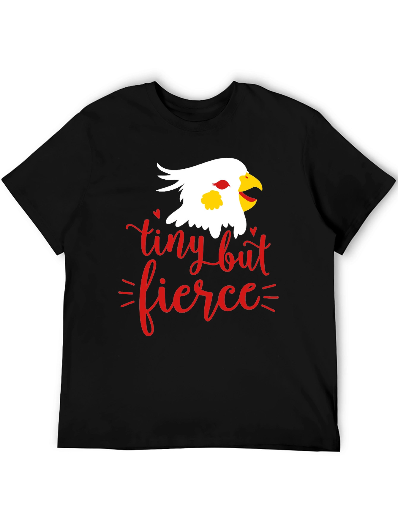 Tiny But Fierce Graphic Tee - Black
