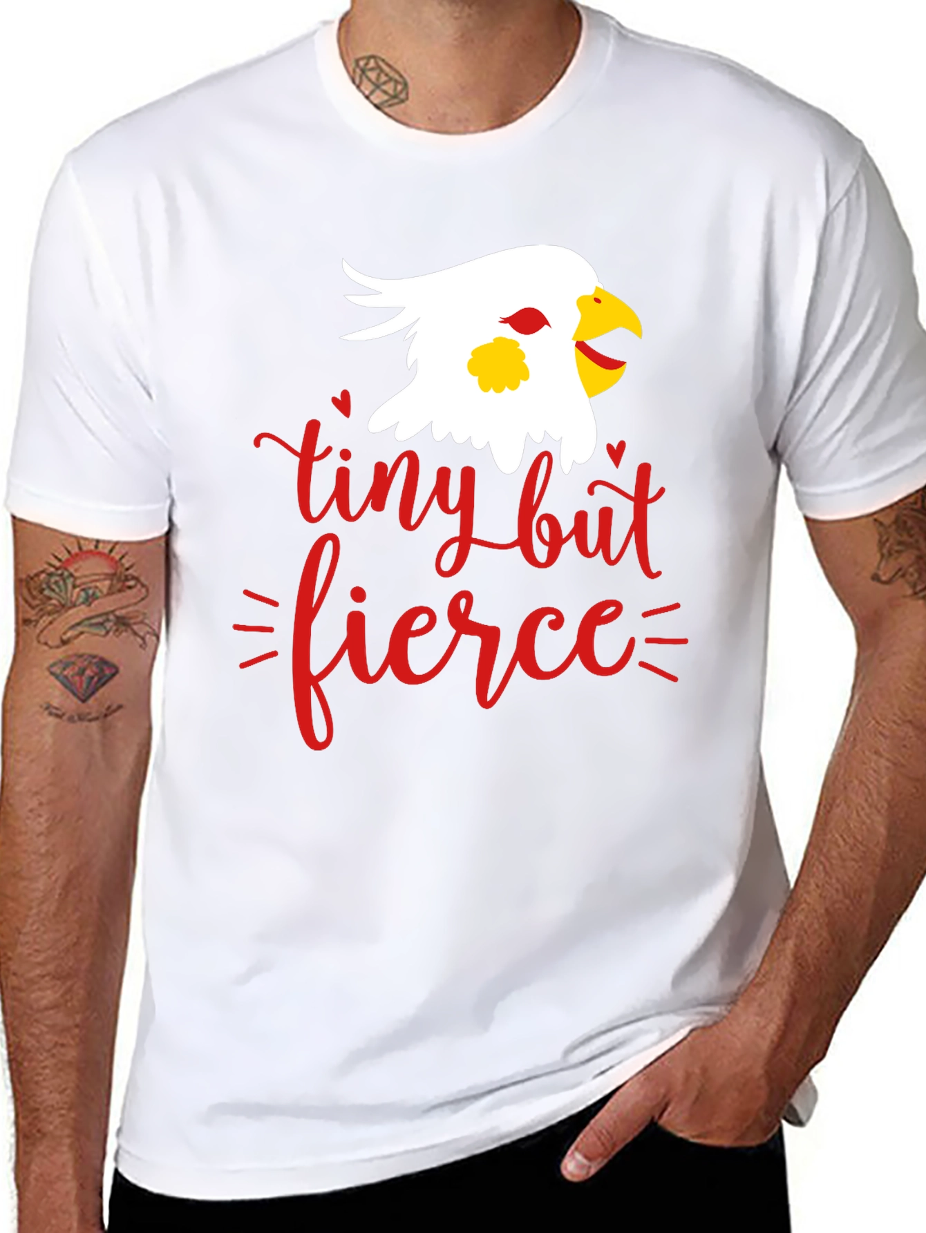 Tiny But Fierce Graphic Tee - Black