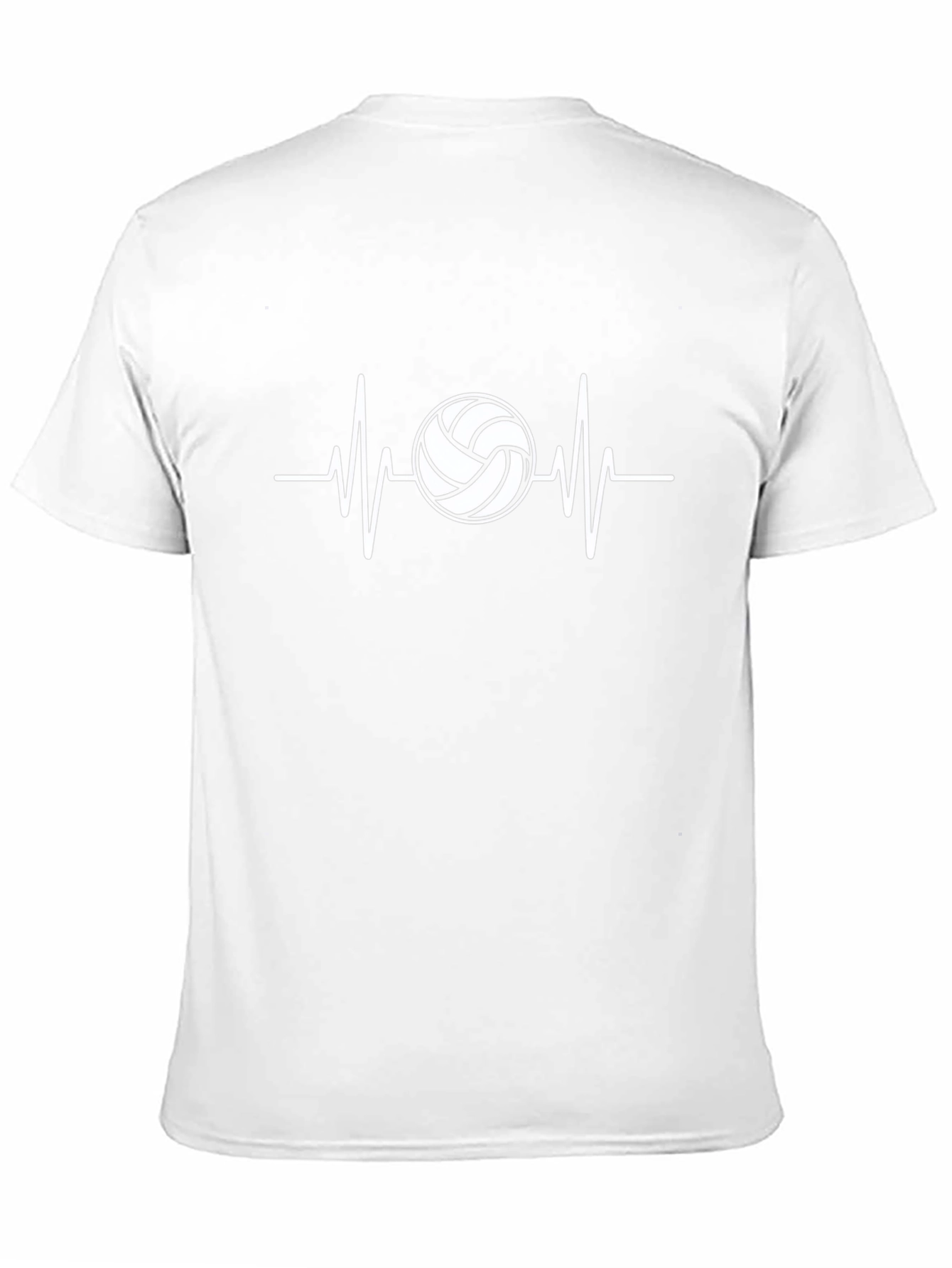 Volleyball Heartbeat Graphic T-Shirt