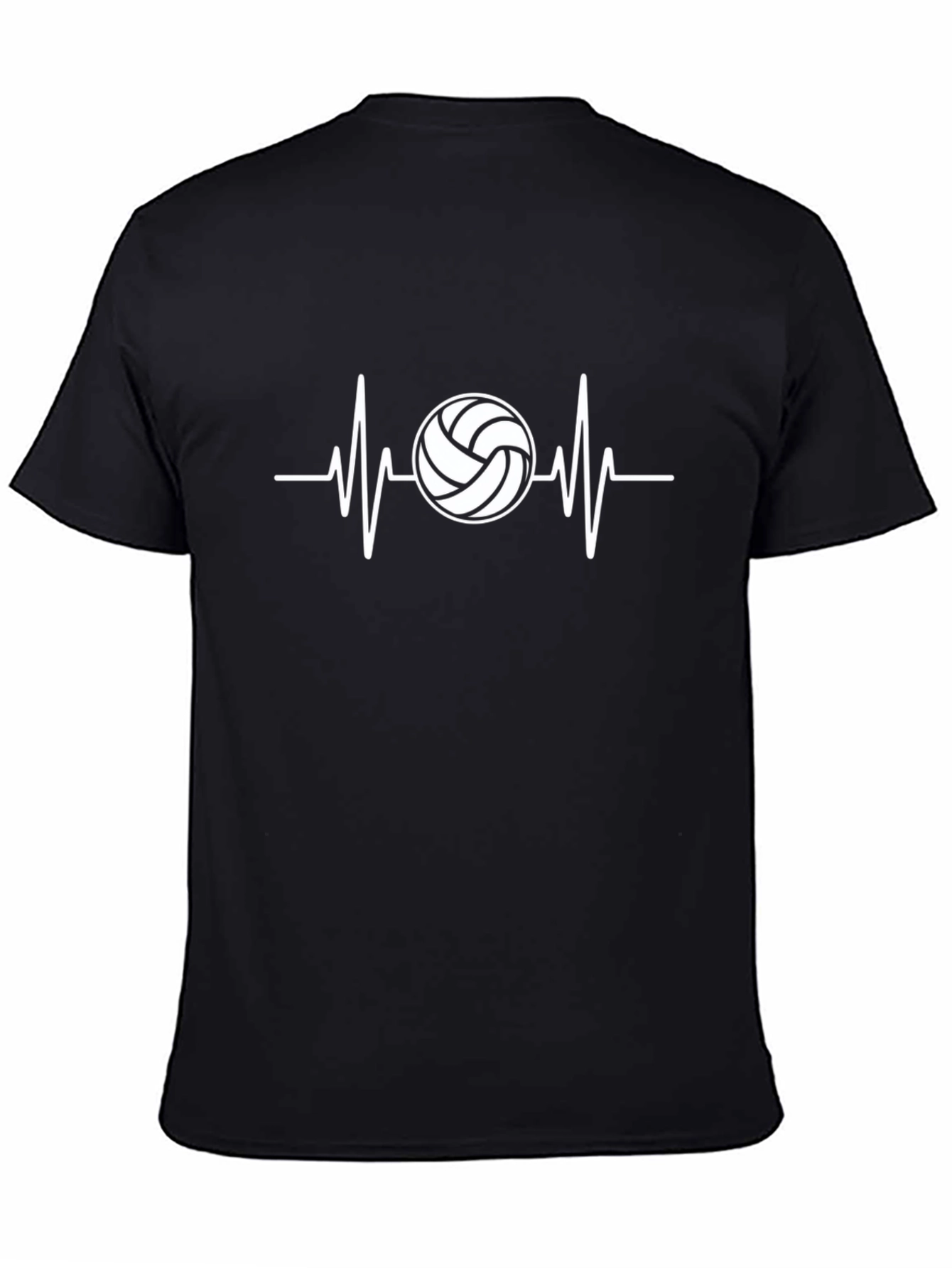 Volleyball Heartbeat Graphic T-Shirt