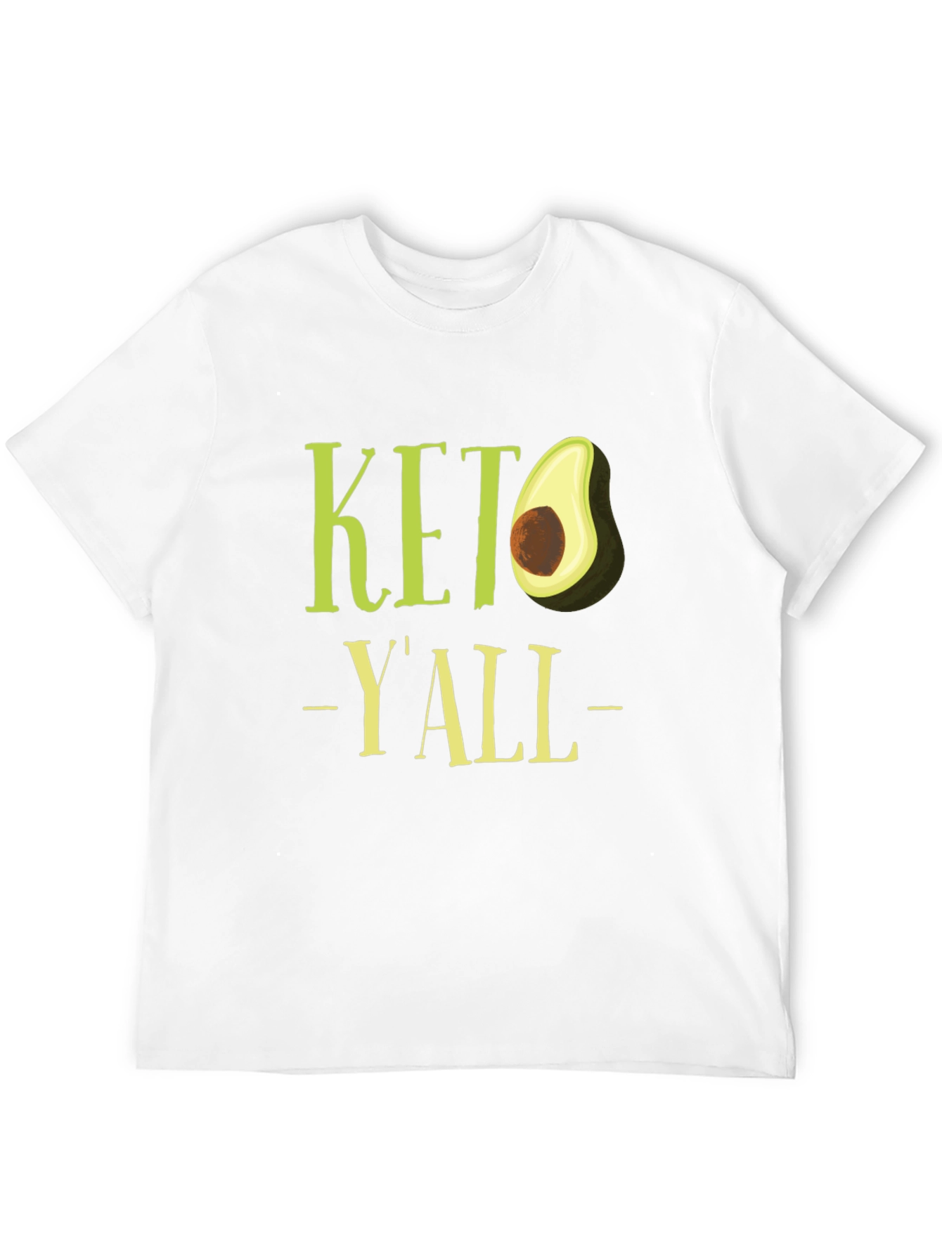 Keto Yall Avocado Graphic T-Shirt