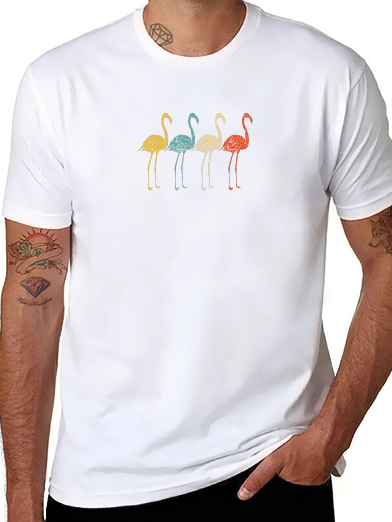 Retro Flamingo Graphic Tee