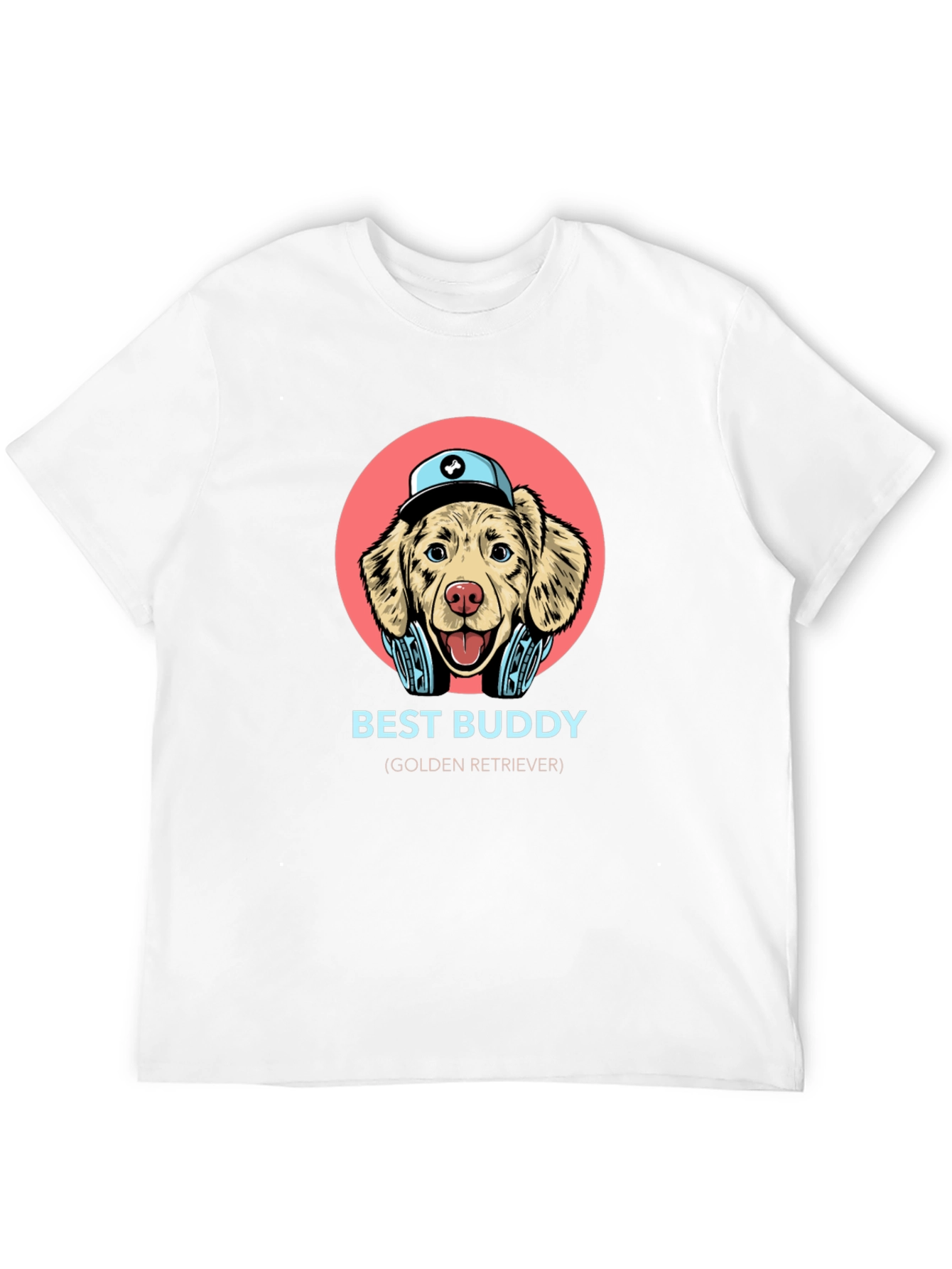 Best Buddy Golden Retriever Graphic T-Shirt