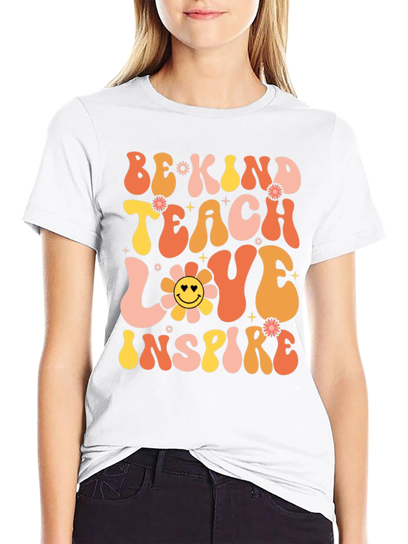 Be Kind Teacher Retro Graphic Tee