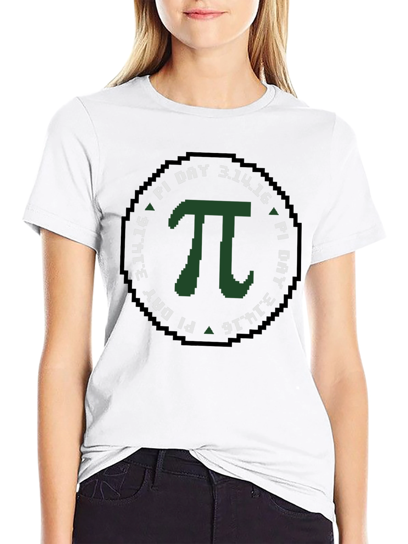 Pi Day 3.14.16 Pixelated T-Shirt