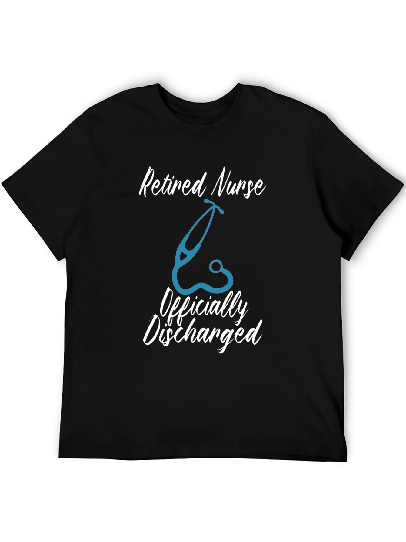 Retired Nurse Graphic Tee - Officially Discharged!
