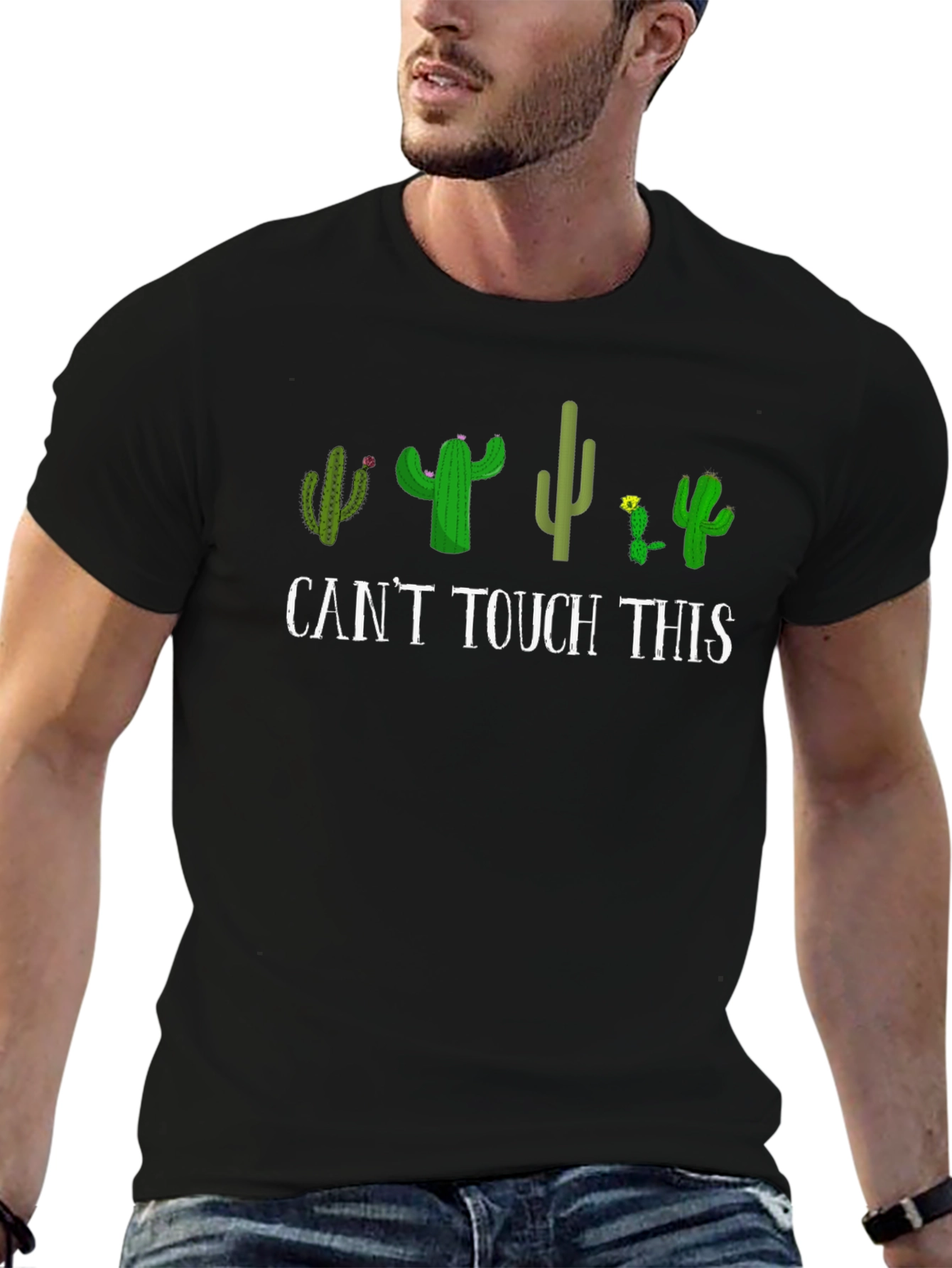 Cactus Graphic Tee - Cant Touch This