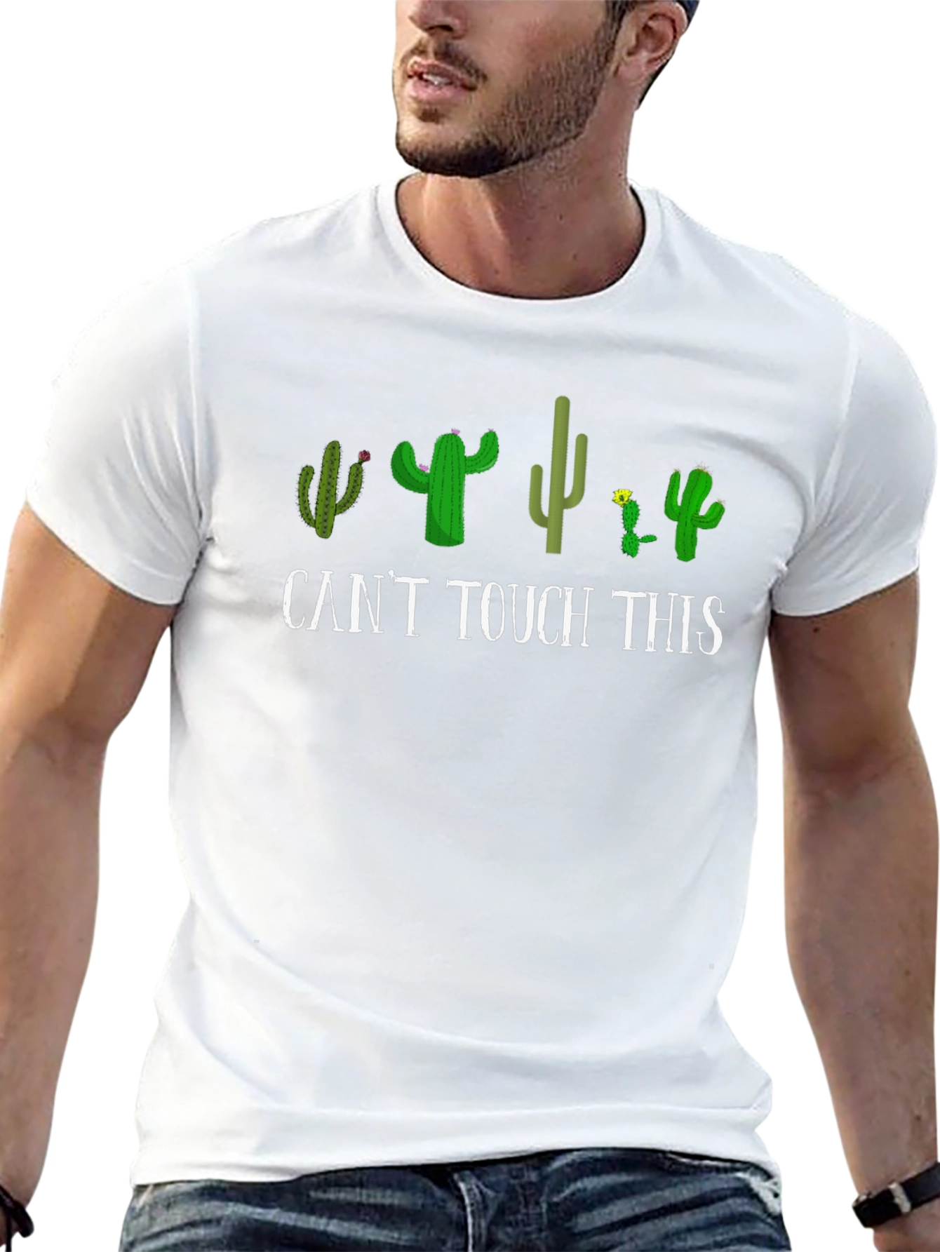 Cactus Graphic Tee - Cant Touch This