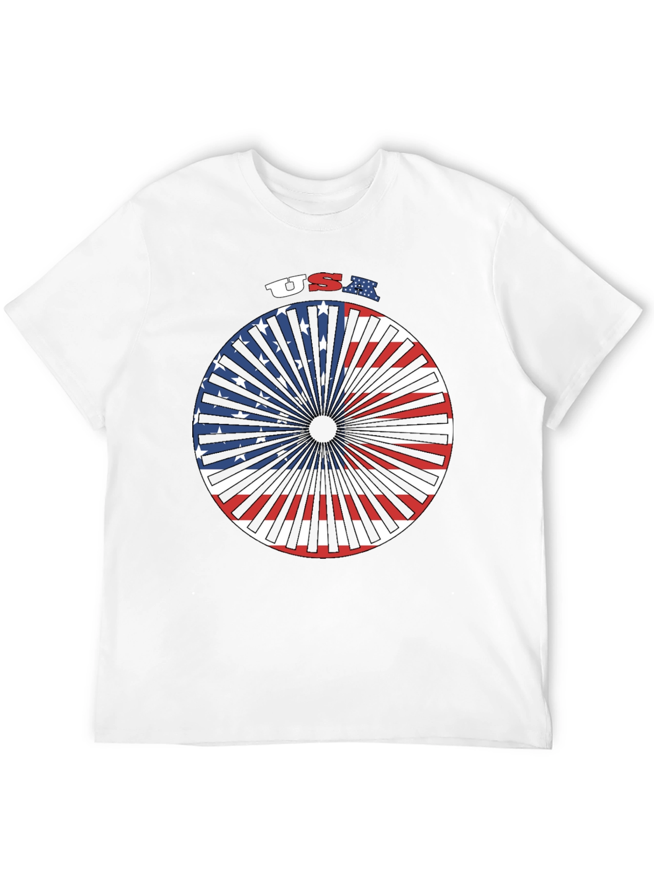 USA Patriotic Graphic T-Shirt
