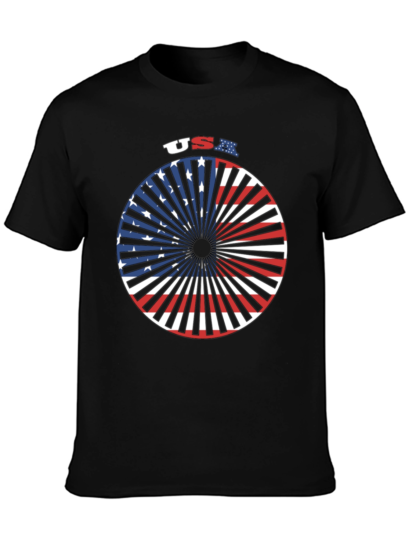 USA Patriotic Graphic T-Shirt