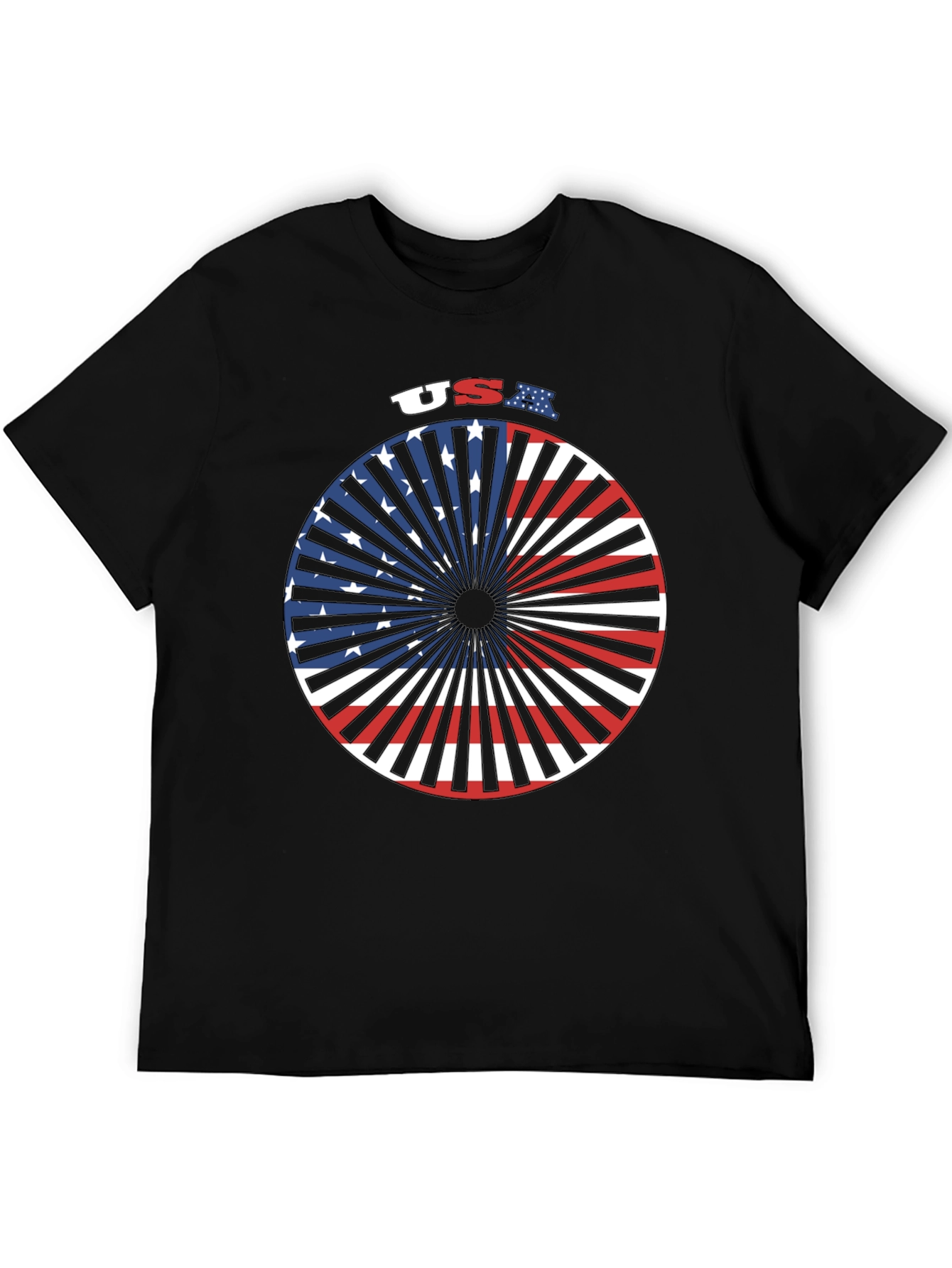 USA Patriotic Graphic T-Shirt