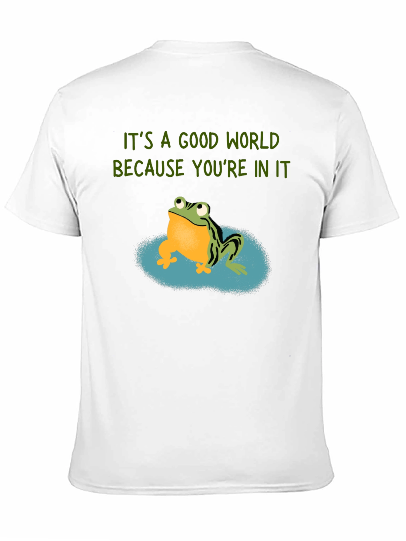 Frog Graphic Tee - Its A Good World