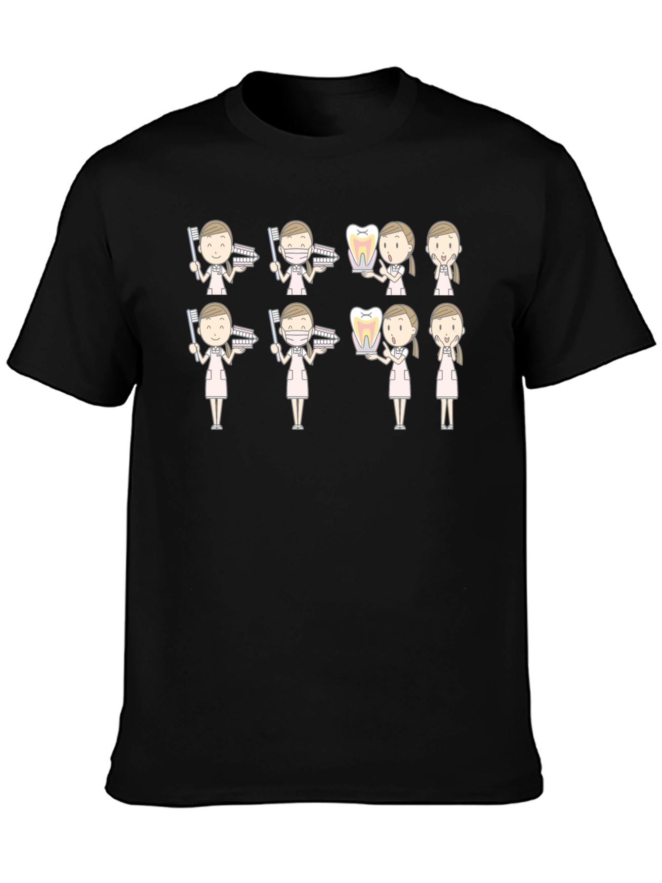 Dental Hygienist Cartoon T-Shirt