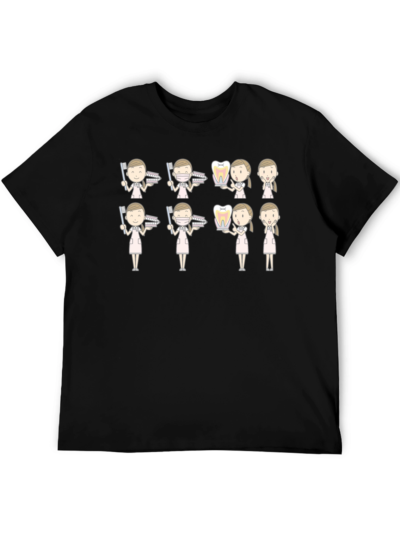 Dental Hygienist Cartoon T-Shirt
