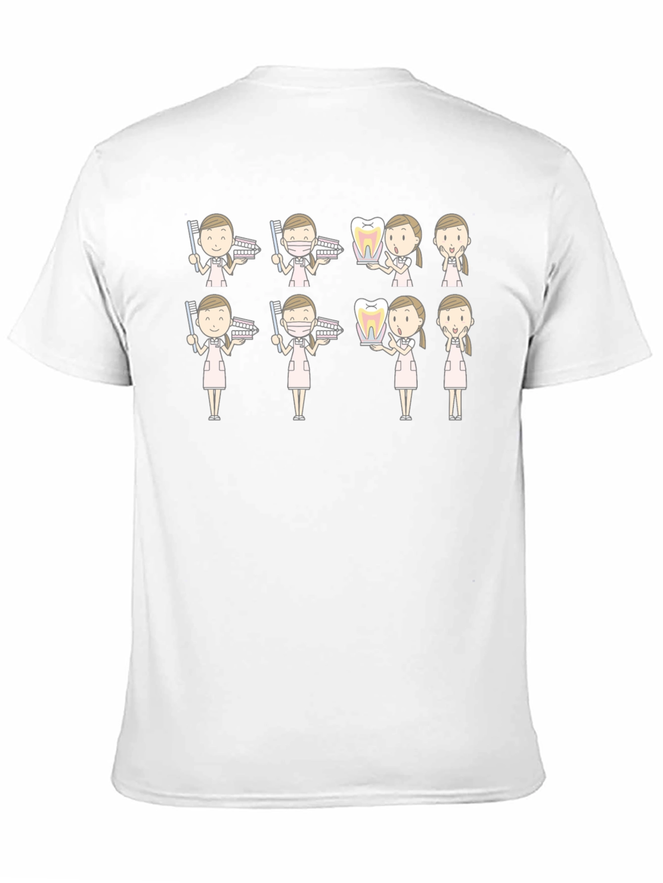Dental Hygienist Cartoon T-Shirt
