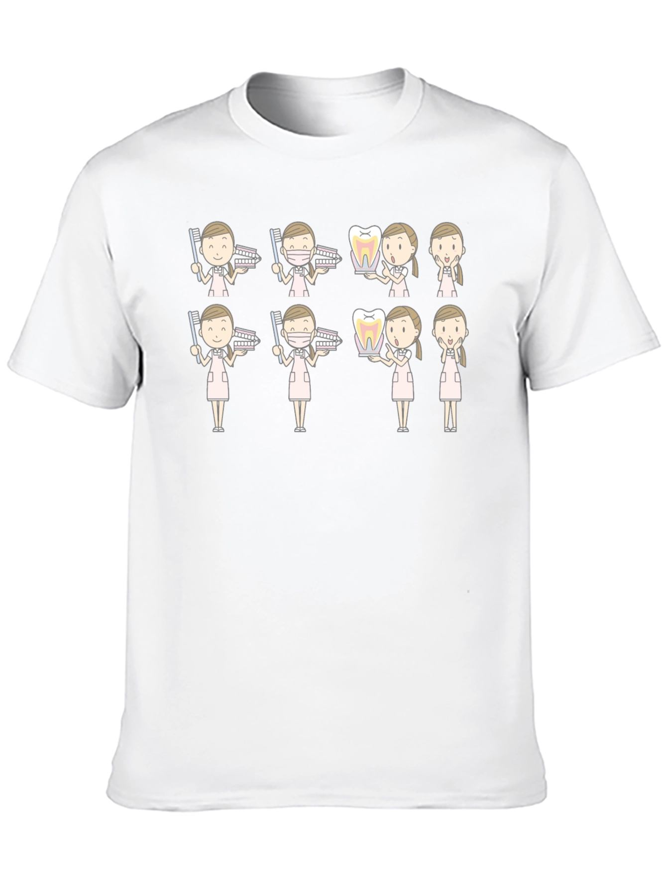 Dental Hygienist Cartoon T-Shirt