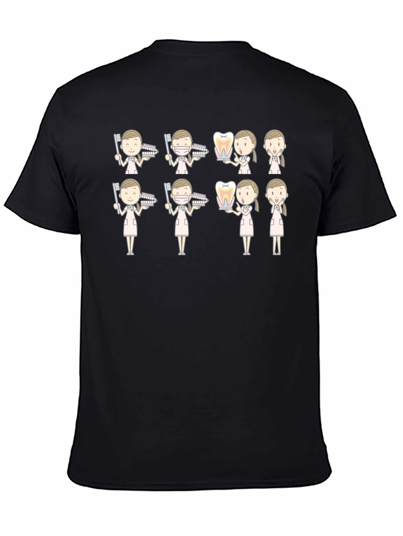Dental Hygienist Cartoon T-Shirt