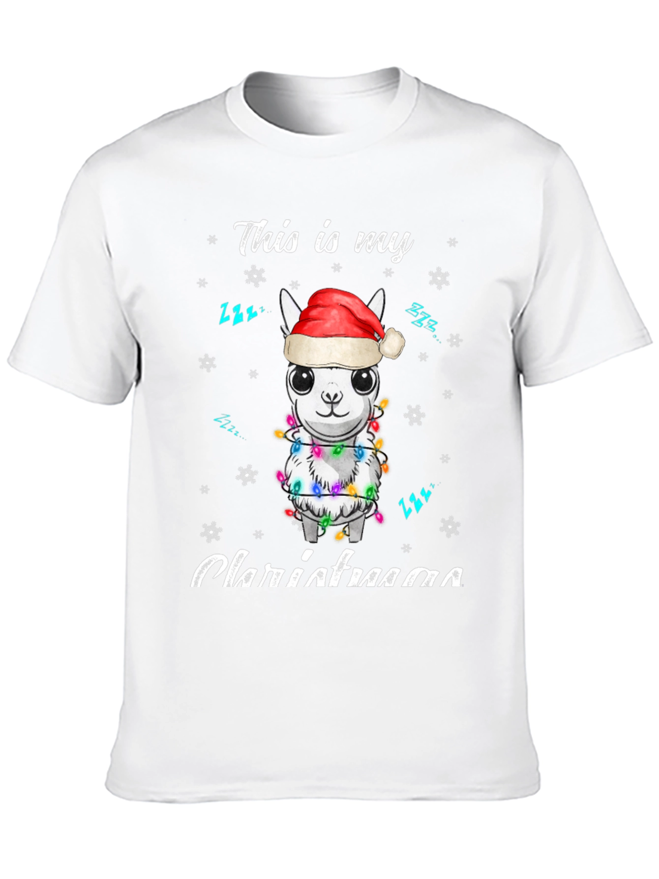 Christmas Llama T-Shirt - This is my Christmaaa