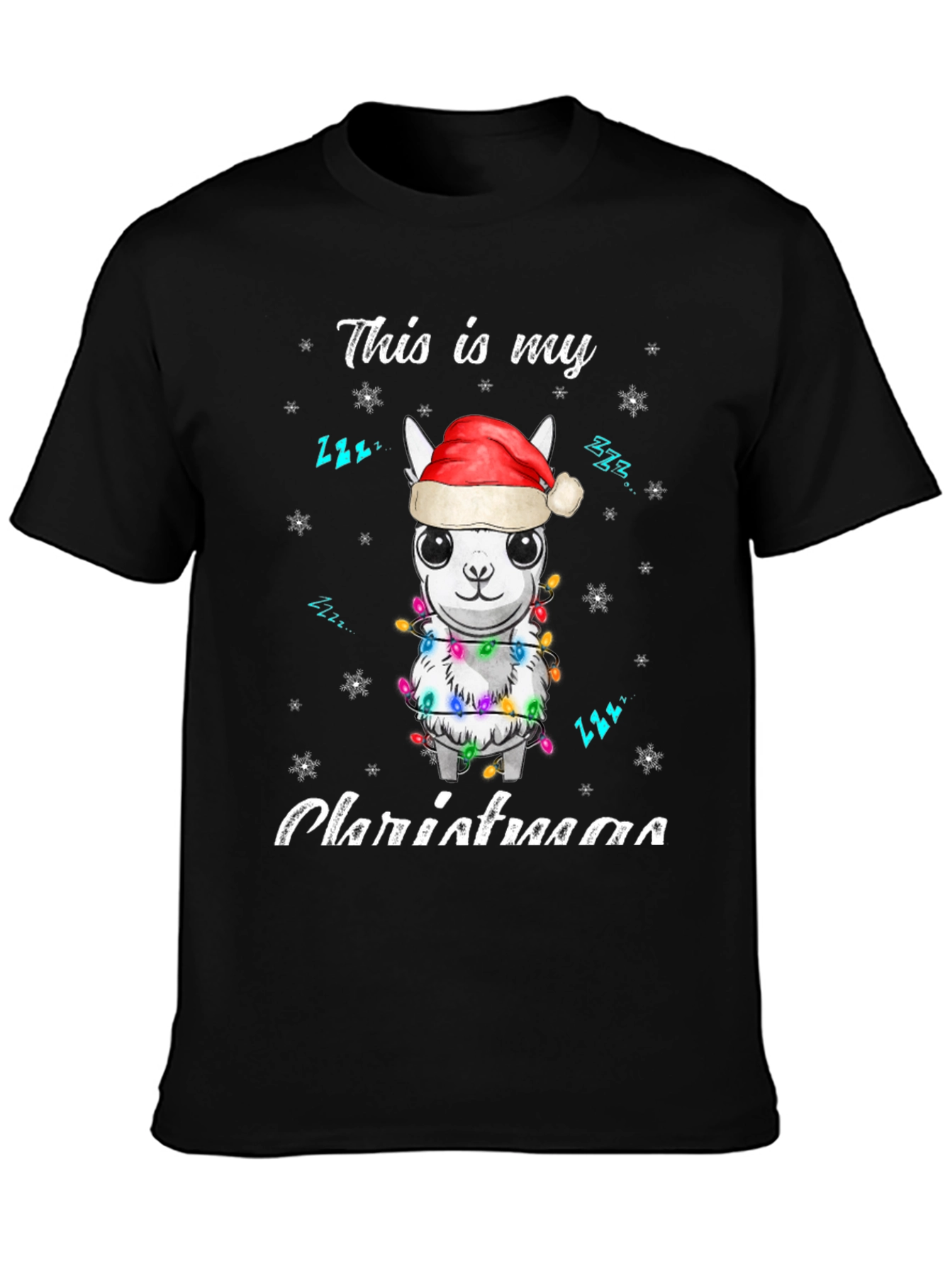 Christmas Llama T-Shirt - This is my Christmaaa