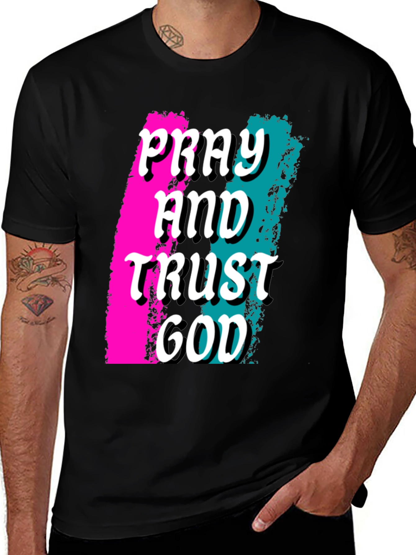 Pray and Trust God Graphic Tee