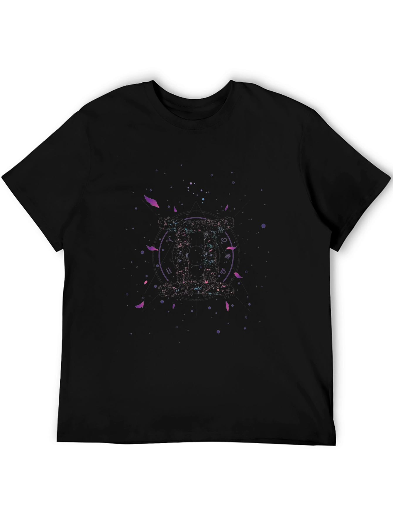 Cosmic Zodiac Black T-Shirt
