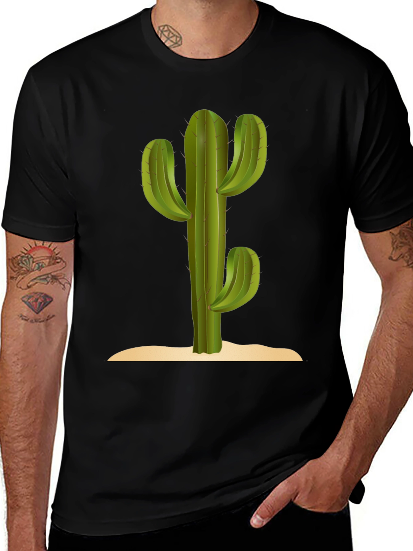 Cactus Graphic Tee - Desert Style T-Shirt