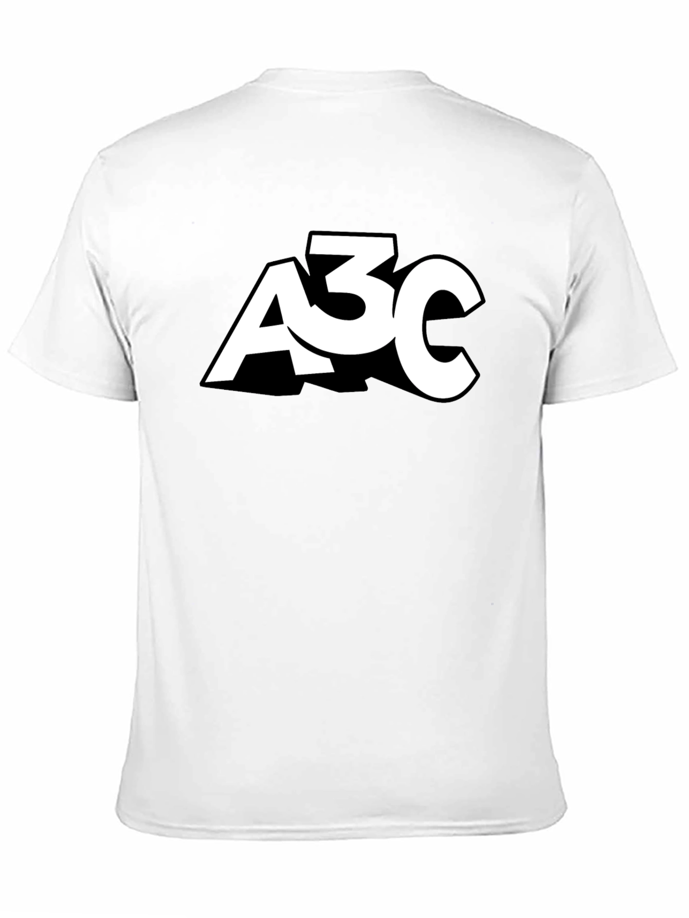 Mens Black A3C Graphic T-Shirt