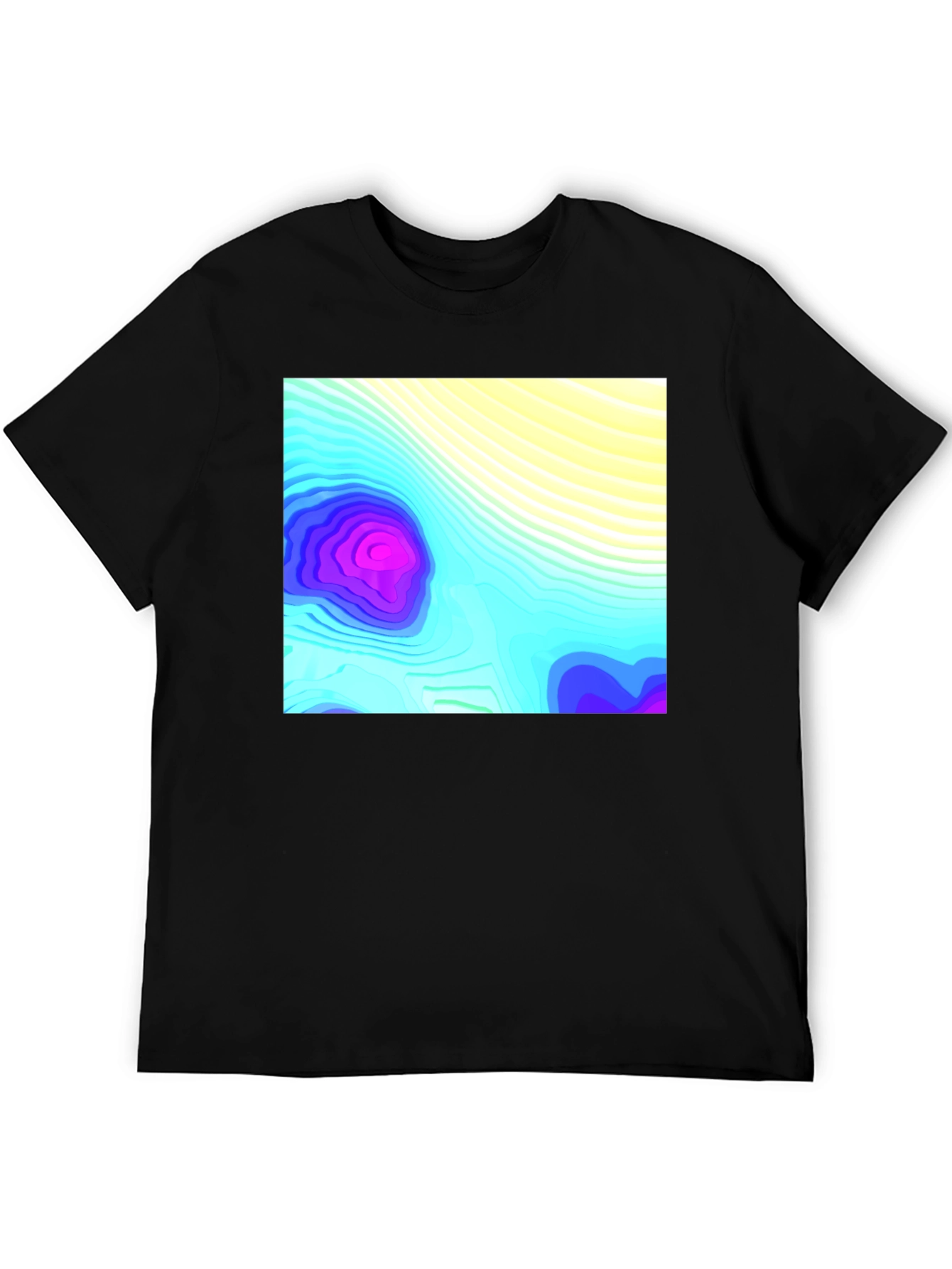 Topo Graphic Black T-Shirt